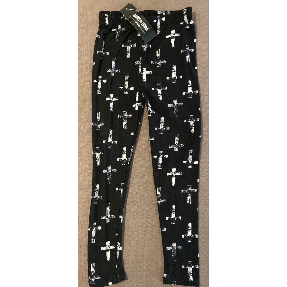 Leggings kids s/m 3 4 5 6 crosses cross girl boy gender neutral BRAND NEW Agnes